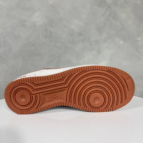 Tênis Unissex AF1 Branco/Caramelo Premium