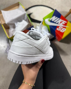 Tênis Unissex Dunk Low Branco Premium